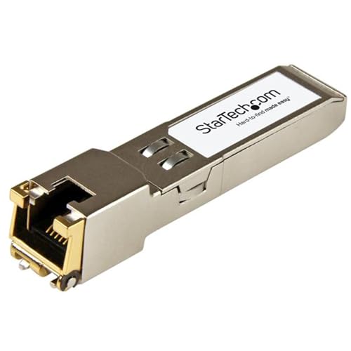StarTech.com Transceiver Modul (SFP+ Module, 10/100/1000Base-TX Citrix kompatibel, Kupfer, RJ-45 Kupfer mit DDM) von StarTech