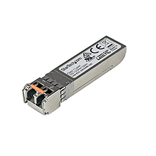 StarTech.com Transceiver Modul (SFP+ Module, 10GBase-LRM Juniper kompatibel, Glasfaser, LC Multimode mit DDM) von StarTech.com