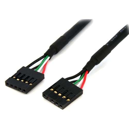StarTech.com USB 2.0 Kabel Verlängerung intern 5 pol - 1 x IDC (5 pin) Pfostenbuchse auf 1 x IDC (5 pin) Pfostenbuchse Kabellänge 60cm von STARTECH.COM