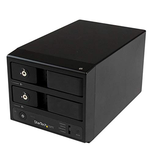 StarTech.com USB 3.0 / eSATA Dual Bay Festplattengehäuse mit UASP für 3,5 Zoll SATA III Festplatten, 2-fach Hot Swap Gehäuse für 8,9 cm HDD StarTech.com USB 3.0 / eSATA Dual Bay Festplattengehäuse mit UASP für 3,5 Zoll SATA III Festplatten, 2-fach Hot Swap Gehäuse für 8,9 cm HDD von StarTech