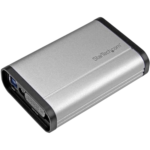 StarTech.com USB 3.0 Capture- / Aufzeichnungsgerät für High-Performance DVI Video - 1080 60FPS - Aluminium - Kompakt HD Video Rekorder von StarTech.com