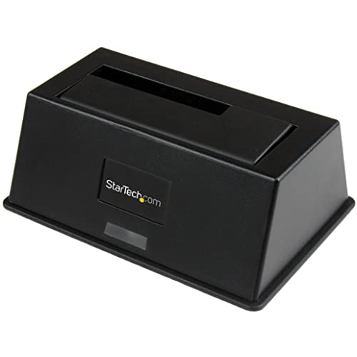StarTech.com 1-Bay USB 3.0 auf SATA Festplatten Dockingstation, USB 3.0 (5 Gbit/s) Festplatten Dock, Externe 2,5/3,5" SATA I/II/III HDD/SSD Docking Station, Top-Loading Laufwerksschacht (SDOCKU33BV) von STARTECH.COM