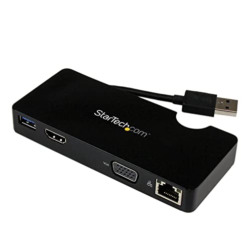 StarTech.com USB 3.0 Universal Laptop Mini Dockingstation mit HDMI oder VGA, Gigabit Ethernet, USB 3.0 StarTech.com USB 3.0 Universal Laptop Mini Dockingstation mit HDMI oder VGA, Gigabit Ethernet, USB 3.0 von StarTech.com