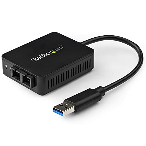 StarTech.com USB 3.0 auf LWL Konverter - Offener SFP - USB 3.0 Gigabit Ethernet Adapter - 1000BASE-SX SC - 550m MM - Windows / Mac / Linux von StarTech.com