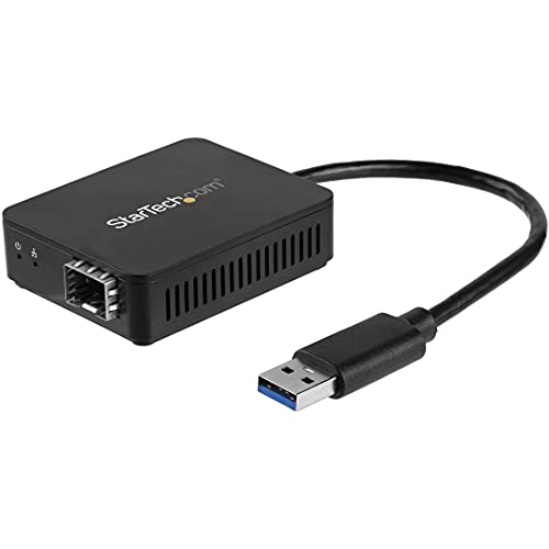 StarTech.com USB 3.0 auf LWL Konverter - Offener SFP - USB 3.0 Gigabit Ethernet Netzwerk Adapter - 1000BASE-SX/LX - Windows / Mac / Linux StarTech.com USB 3.0 auf LWL Konverter - Offener SFP - USB 3.0 Gigabit Ethernet Netzwerk Adapter - 1000BASE-SX/LX - Windows / Mac / Linux von StarTech.com
