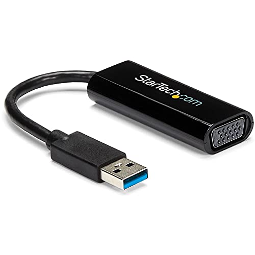 StarTech.com USB 3.0 zu VGA Adapter, Schlankes USB VGA Monitor Konverter für Windows (macOS/ChromeOS/Linux nicht unterstützt) von StarTech.com