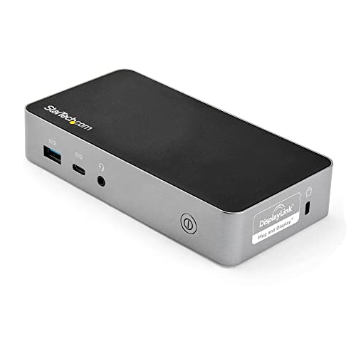 StarTech.com USB-C Dockingstation - Dual Monitor 1080p HDMI Laptop Dock - 65W Power Delivery, Ethernet - Dual Video 3.1 Gen 1 Typ-C Dock - Mac & Windows (DK30CHHPDEU) von StarTech.com