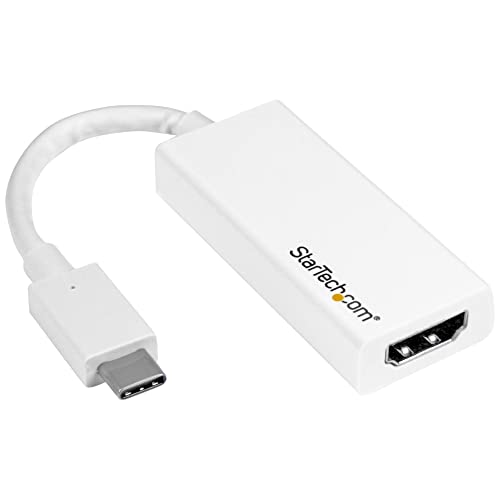 StarTech.com USB-C auf HDMI Adapter - Thunderbolt 3 kompatibel - Weiß - 4K 60Hz StarTech.com USB-C auf HDMI Adapter - Thunderbolt 3 kompatibel - Weiß - 4K 60Hz von StarTech