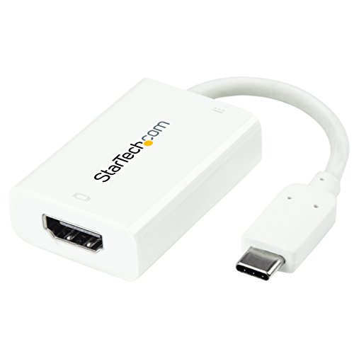 StarTech.com USB-C auf HDMI Adapter mit USB Stromversorgung - USB Typ C zu HDMI Konverter für Computer mit USB C - 4K 60Hz - Weiß StarTech.com USB-C auf HDMI Adapter mit USB Stromversorgung - USB Typ C zu HDMI Konverter für Computer mit USB C - 4K 60Hz - Weiß von StarTech