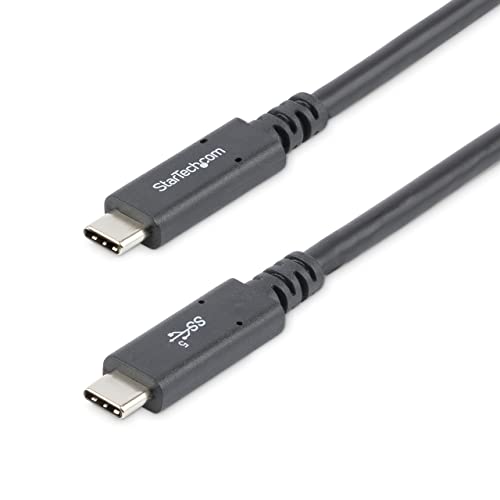 StarTech.com USB-C auf USB-C Kabel mit 5A Power Delivery - St/St - 1,8m - USB 3.0 (5Gbit/s) - USB-IF zertifiziert - USB Typ C Kabel von StarTech.com