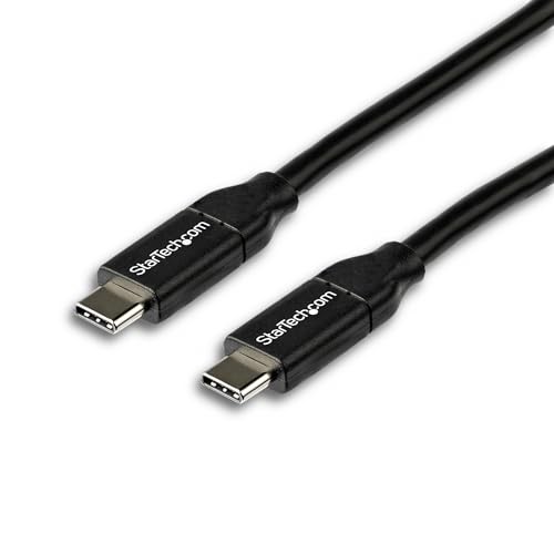 StarTech.com USB-C auf USB-C Kabel mit 5A Power Delivery - St/St - 2m - USB 2.0 - USB-IF zertifiziert - USB Typ C Kabel (USB2C5C2M) StarTech.com USB-C auf USB-C Kabel mit 5A Power Delivery - St/St - 2m - USB 2.0 - USB-IF zertifiziert - USB Typ C Kabel (USB2C5C2M) von StarTech.com