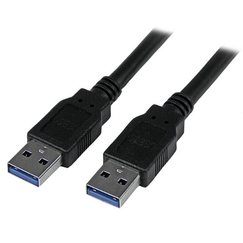 StarTech.com USB3SAA6BK SuperSpeed USB 3.0 Kabel, A auf A, USB 3 A auf USB 3 A, Schwarz, 2 m StarTech.com USB3SAA6BK SuperSpeed USB 3.0 Kabel, A auf A, USB 3 A auf USB 3 A, Schwarz, 2 m von StarTech