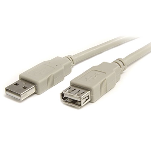 StarTech.com USBEXTAA10 USB 2.0 Verlängerungskabel (3m, USB Verlängerung, St/Bu) Beige von StarTech.com