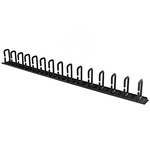 StarTech.com Vertikales Server-Rack-Kabelmanagement - 20U Ringe für Vertikales Kabelmanagement - Kabelführungsblende - Kabelführungssystem - Netzwerk-Rack-Kabelmanagement (CMVER20UD) von StarTech