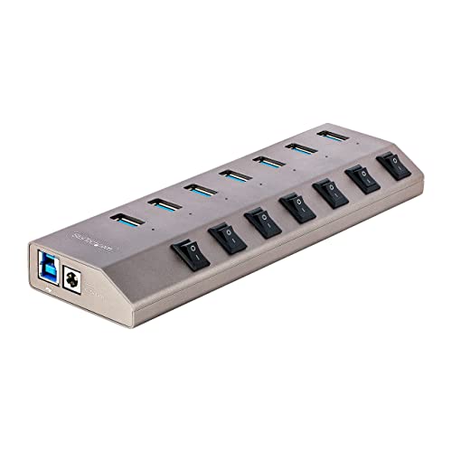 Startech.com 7-Punkt-USB-Hub mit Ein-/Aus-Schalter von StarTech.com