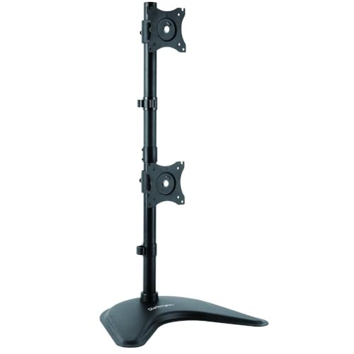 StarTech.com Dual Monitorhalterung (vertikaler Monitor-Ständer für 2 Monitore, für VESA Monitore bis 27 Zoll) von StarTech