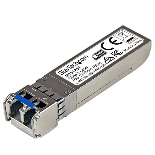 StarTech.com 10 Gigabit LWL SFP+ Transceiver Modul, HP J9151A kompatibel, SM LC mit DDM, 10km, 10GBase-LR von StarTech