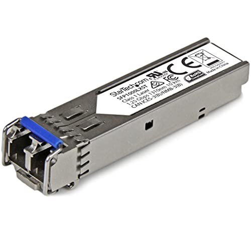 StarTech.com 1000BASE-LX - Gigabit Transceiver - LC Fiber - MSA Compliant - 10 km - Gigabit SFP Modul - Single Mode SFP von StarTech