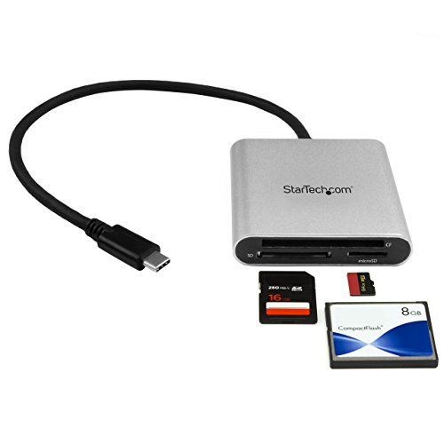 StarTech.com USB 3.0 Kartenleser mit USB-C - SD, MicroSD, CompactFlash Speicherkartenleser mit USB-C Kabel von StarTech.com