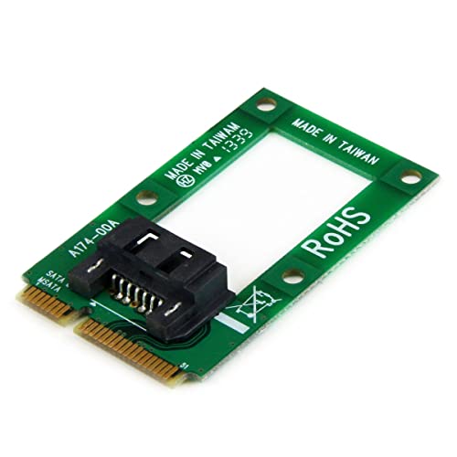 StarTech.com mSATA auf SATA Festplatten / SSD Adapter - Mini Serial-ATA zu SATA Konverter - Festplatten Adapter / Konverter von StarTech