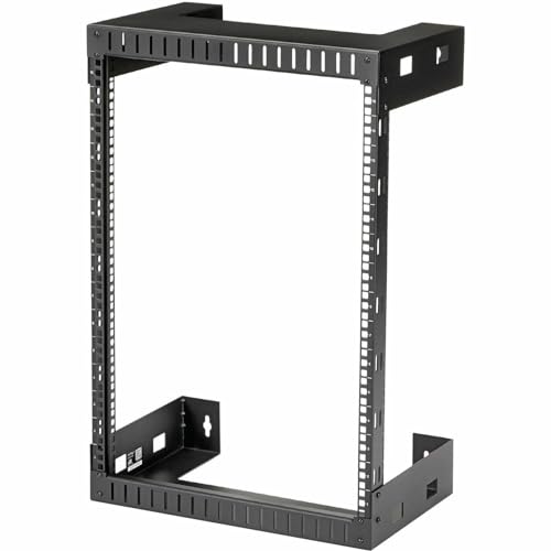 StarTech.com 2-Pfosten 15HE Heavy-Duty Wandmontage Netzwerk-Rack, 19" Open Frame Server Rack, 12" Tief, Wandmontage Daten-Rack für IT / AV / Patch Panel / Computer Geräte (RK15WALLO) StarTech.com 2-Pfosten 15HE Heavy-Duty Wandmontage Netzwerk-Rack, 19" Open Frame Server Rack, 12" Tief, Wandmontage Daten-Rack für IT / AV / Patch Panel / Computer Geräte (RK15WALLO) von StarTech