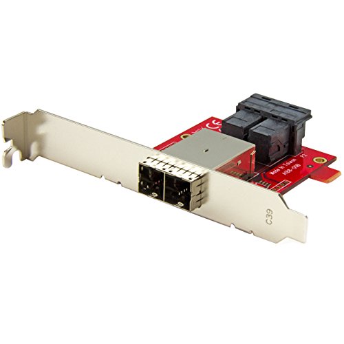 StarTech.com Mini-SAS Adapter, Dual SFF-8643 auf SFF-8644, Voll und Low-Profile Slotblech, 12Gbit/s StarTech.com Mini-SAS Adapter, Dual SFF-8643 auf SFF-8644, Voll und Low-Profile Slotblech, 12Gbit/s von StarTech.com