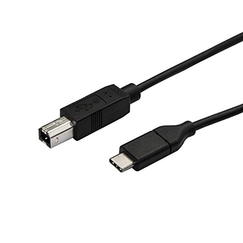 StarTech.com USB-C auf USB-B Druckerkabel - St/St - 0,5m - USB 2.0 - USB C zu USB B Kabel - USB Typ C Druckerkabel von StarTech.com