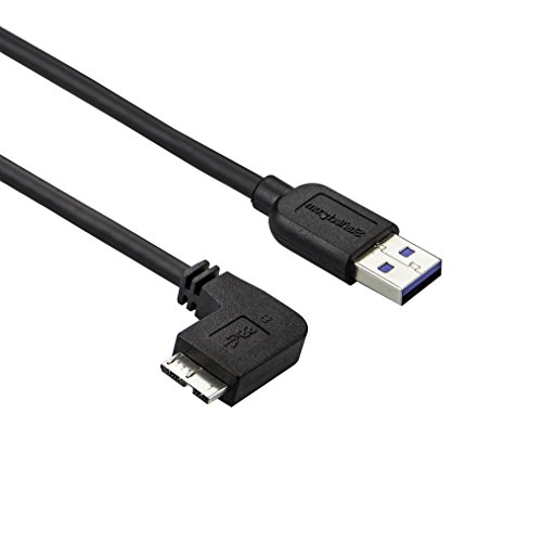 StarTech.com 50cm Slim Micro USB 3.0 Kabel linksgewinkelt - USB 3.1 Gen 1 (5 Gbit/s) Anschlusskabel StarTech.com 50cm Slim Micro USB 3.0 Kabel linksgewinkelt - USB 3.1 Gen 1 (5 Gbit/s) Anschlusskabel von StarTech