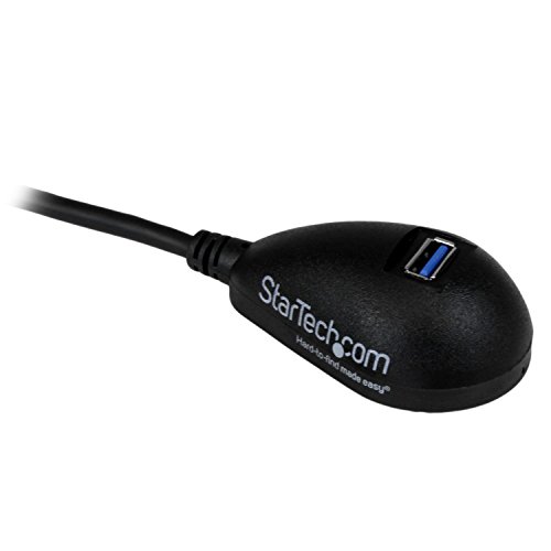 StarTech.com 1,5m SuperSpeed USB 3.0 Desktop Verlängerungskabel / Dockingkabel - Stecker / Buchse - Schwarz von StarTech