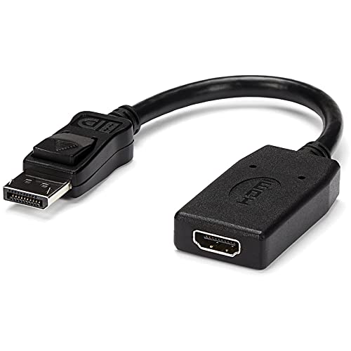 StarTech.com DisplayPort auf HDMI Video Adapter / Konverter - DP zu HDMI mit bis zu 1920x1200 - DP / HDMI Länge 24cm (Stecker/Buchse) von StarTech