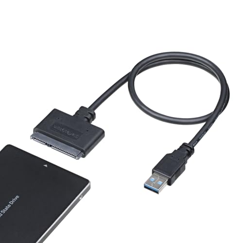 StarTech.com SATA auf USB Kabel - USB 3.0 auf 2.5" SATA III Festplatten Adapter - Externer Konverter für SSD/HDD Datenübertragung (USB3S2SAT3CB) von StarTech
