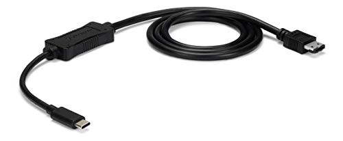 StarTech.com USB-C auf eSATA Kabel - Für externe Speichergeräte mit HDD / SDD / ODD - USB 3.0 zu eSATA (5Gbit/s) - 1m von StarTech.com
