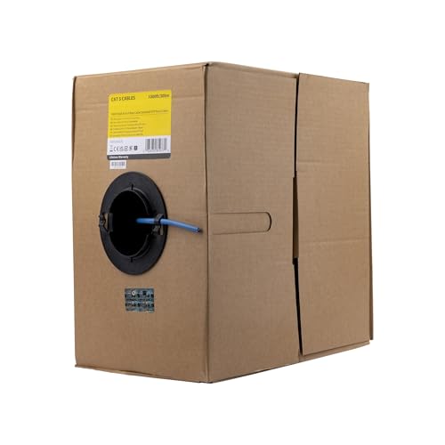 StarTech.com WIRRJ45BLRL Cat-5e-Ethernet-Kabel, geschlitzt, Blau, Cat-5-Draht, 305 m, TAA StarTech.com WIRRJ45BLRL Cat-5e-Ethernet-Kabel, geschlitzt, Blau, Cat-5-Draht, 305 m, TAA von StarTech
