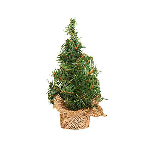 StarTreene Mini Weihnachtsbaum Künstlich Weihnachten Deko Minibaum für Tischdeko Klein Tannenbaum DIY Spielzeug (0568-20CM-1 Stück) von StarTreene