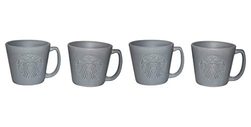 Starbucks Espresso Tasse Gray Stone Starbucks Mug Espresso Set Demitasse (Gray, 4) von STARBUCKS