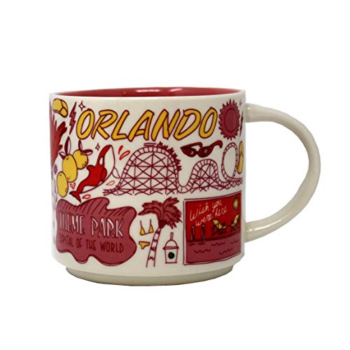 Starbucks Been There Series Across the Globe Orlando Florida Keramikbecher, 400 ml – Sammlerstück Sunshine State Tasse für Kaffeeliebhaber von STARBUCKS