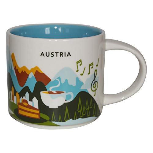 STARBUCKS City Mug You Are Here Collection Austria Österreich Porzellan Kaffeetasse Coffee Cup von STARBUCKS