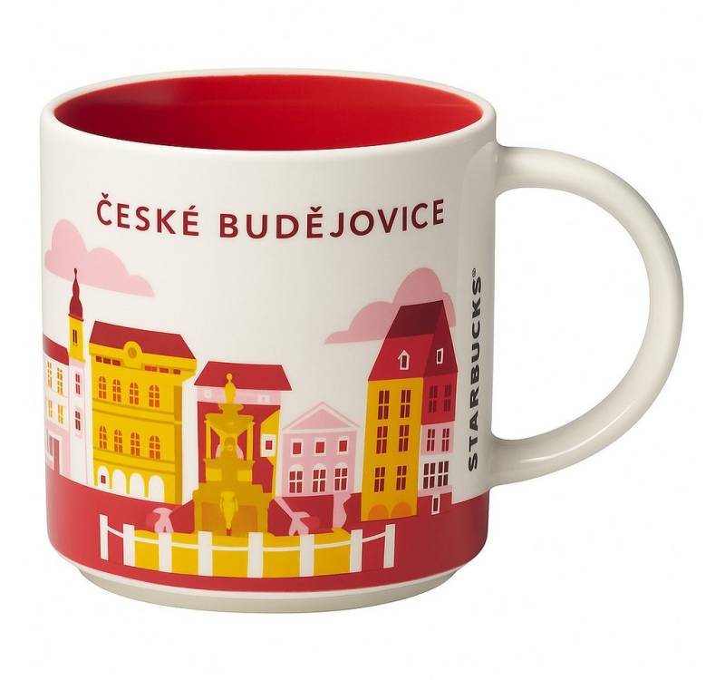Starbucks Frühstücks-Geschirrset Ceské Budejovice City Kaffee Tasse You are here Starbucks Tschechien von Starbucks