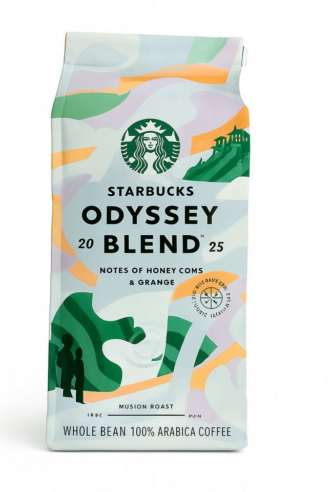 Starbucks Frühstücks-Geschirrset Starbucks Odyssey Blend™ 2025 whole bean von Starbucks