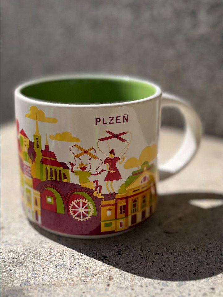Starbucks Frühstücks-Geschirrset Starbucks Your Are Here Plzeň Pilsen CZ Tasse 2025 von Starbucks