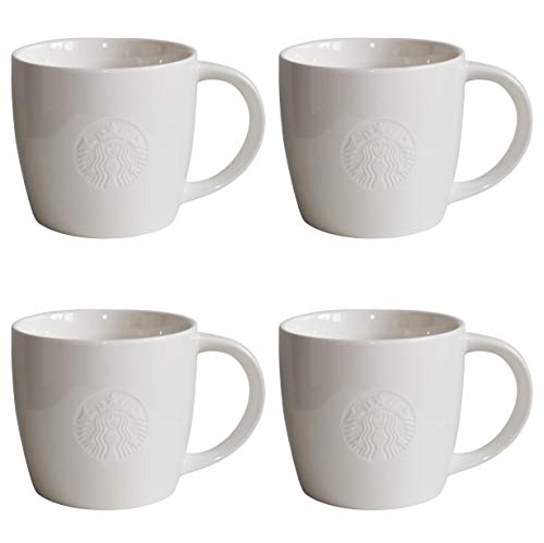 STARBUCKS Mug Venti Grande Fore Here Serie Weiss Collectors Set Varianten (4, Venti/20oz/591ml) von STARBUCKS