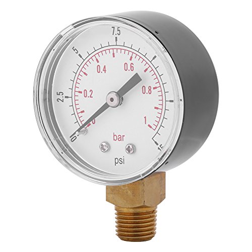Manometer-Mini Niederdruckmanometer für Heizluft Öl oder Wasser 0-15psi/0-1bar BSPT Manometer-Mini Niederdruckmanometer für Heizluft Öl oder Wasser 0-15psi/0-1bar BSPT von Starbun