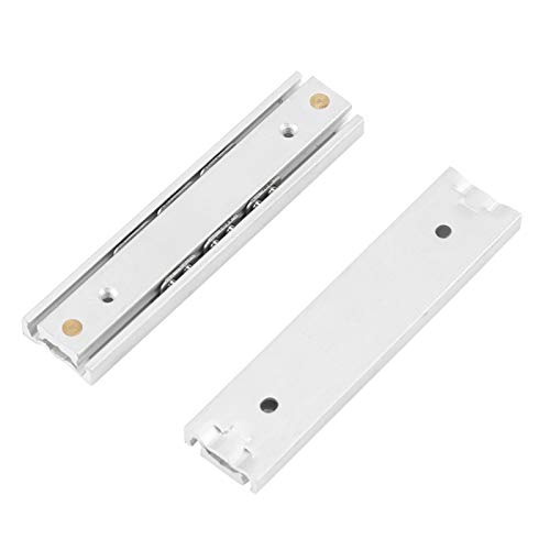 Schubladenschiebetafel, 2 Stück/Set Mini-Aluminiumlegierung Langlebige Glatte Gleitschiene für Schubladenschrank(70mm) von Starbun