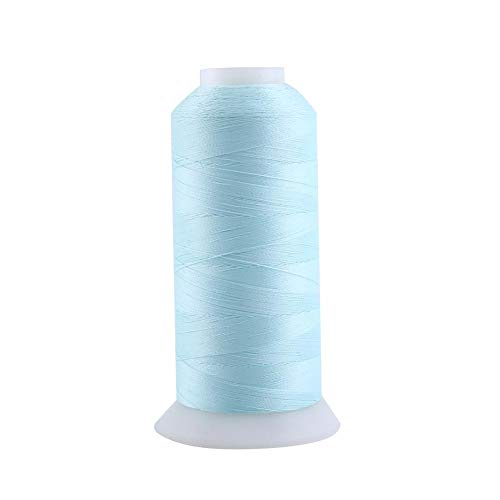 Starbun Spool Glow - Spool Glow In The Dark Maschinenhandstickerei Nähgarn(3000 Yards-Blau) von Starbun