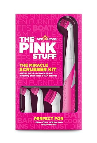 Stardrops The Pink Stuff The Miracle Scrubber Kit, 4 Reinigungsbürstenköpfe von Stardrops