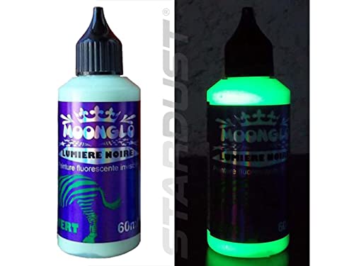 Stardust MOONGLO BLACKLIGHT INVISIBLE UV Farbe für Pinsel - GREEN 60ml von Stardust Colors