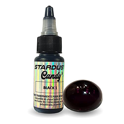 Stardust Translucent dyes für resin 17ml Black 01 von Stardust Colors