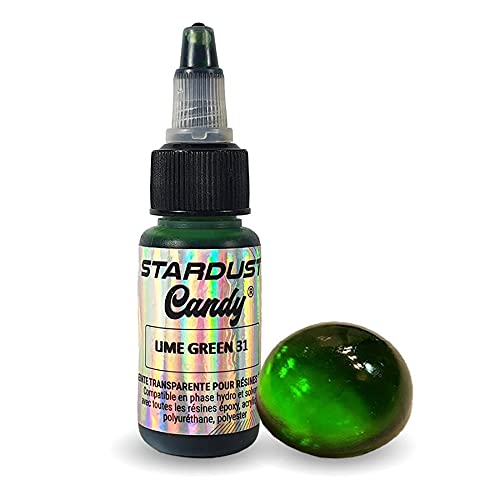 Stardust Translucent dyes für resin 17ml Green lime 31 von Stardust Colors
