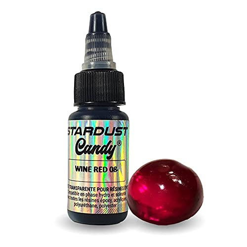 Stardust Translucent dyes für resin 17ml Red wine 08 von Stardust Colors