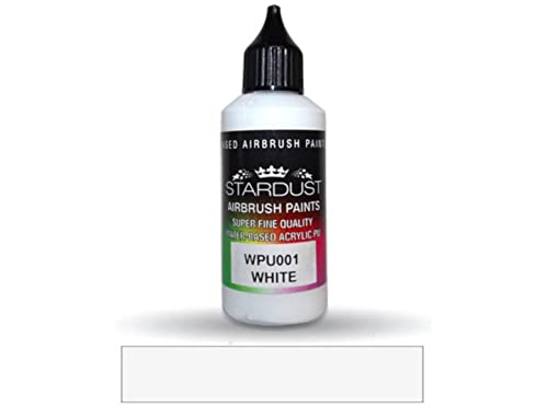 Stardust WPU001 Airbrush PU 1K RC Art Color WHITE 60ml von Stardust Colors